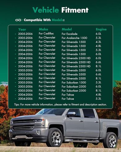 SCITOO Exterior Mirror Replacement Glass Lens Manual fit 1999-2006 for Chevy Silverado Suburban for GMC Sierra Yukon Driver Left Side Towing Mirror Replacement Glass in Kuwait