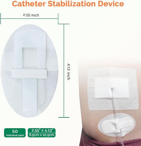 Foley Catheter Stabilization Device 20Pcs Urinary Leg Bag Legband Catheter Tube Holder Adhesive Catheter Securement Device Urinary Catheter Hook and Loop Fixing Device Accessories in Kuwait