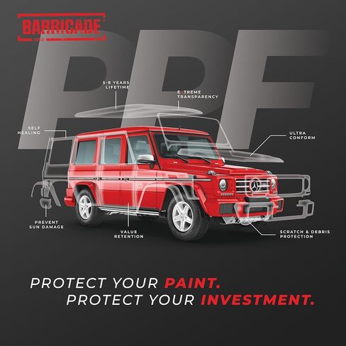 VVIVIDID BARRICADE PREMIUM 8 سنوات واضحة لحماية الطلاء (12 "× 96") in Kuwait