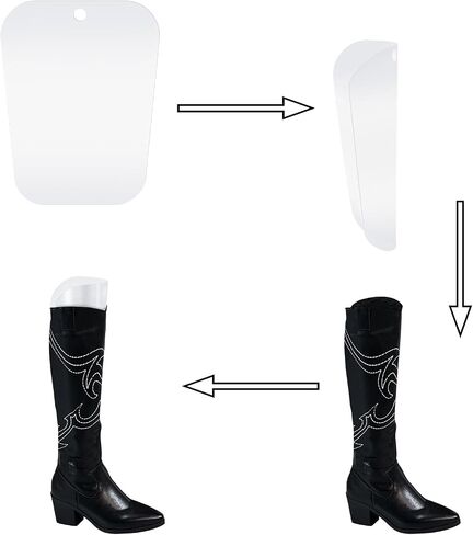 Luxdecor 32 Pieces (16 Pairs) 10/12/14/16in Boot Shaper Inserts Boots Form Stand Support Holder for Women and Men Organizer in Saudi Arabia