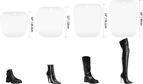 Luxdecor 32 Pieces (16 Pairs) 10/12/14/16in Boot Shaper Inserts Boots Form Stand Support Holder for Women and Men Organizer in Saudi Arabia