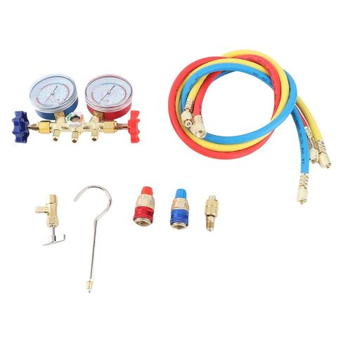 مقياس ضغط تكييف R410 22 134A 3 Way AC أنبوب مقياس التشخيص التشخيصية in Kuwait