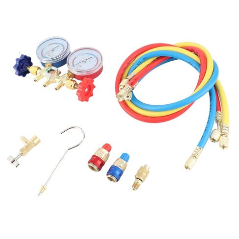 مقياس ضغط تكييف R410 22 134A 3 Way AC أنبوب مقياس التشخيص التشخيصية in Kuwait