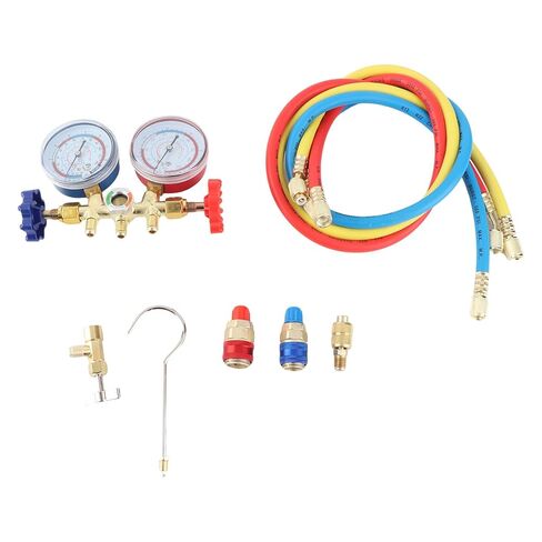 مقياس ضغط تكييف R410 22 134A 3 Way AC أنبوب مقياس التشخيص التشخيصية in Kuwait