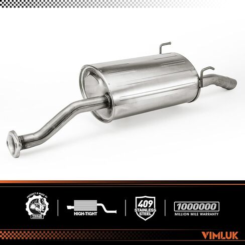 54882 Exhaust 409 Stainless Steel Exhaust Muffler Compatible for 2012-2015 Honda Civic Gasket and Spring Bolt Kit Included(VK-HC09) in Kuwait