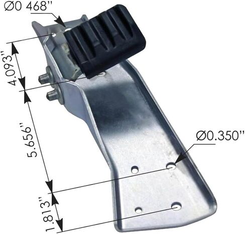Hood Guide Bracket Lower LH MPB75167L, L116167, L11-6167 Compatible with Select Peterbilt Models in Saudi Arabia