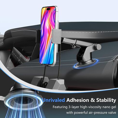 VICTORY & GIFT Compatible with MagSafe Car Mount, Magnetic Phone Holder, Phone Holder for Car, for Air Vent + Dashboard in Saudi Arabia