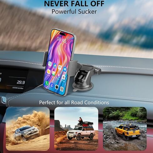 VICTORY & GIFT Compatible with MagSafe Car Mount, Magnetic Phone Holder, Phone Holder for Car, for Air Vent + Dashboard in Saudi Arabia