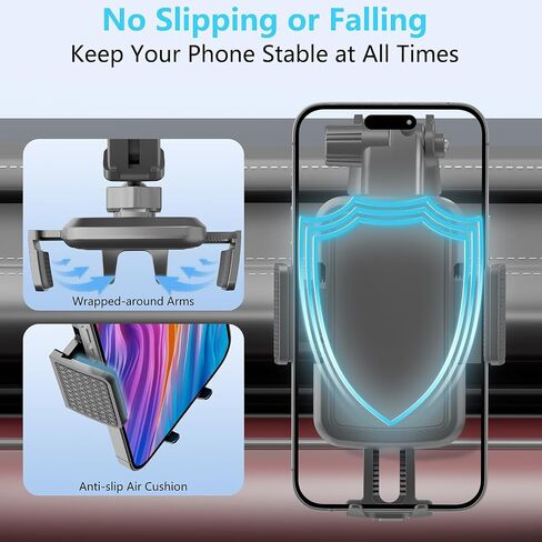 VICTORY & GIFT Compatible with MagSafe Car Mount, Magnetic Phone Holder, Phone Holder for Car, for Air Vent + Dashboard in Saudi Arabia