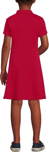 Lands' End Girls Short Sleeve Interlock Polo Dress in Saudi Arabia