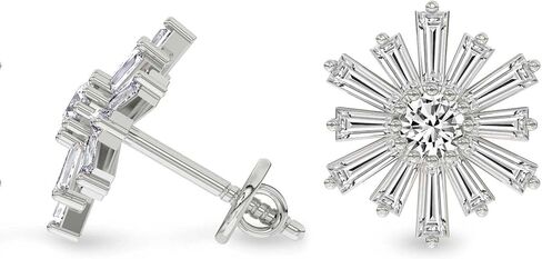 Lab Grown Diamond Fashion Earrings 1 Carat - 6 Carat IGI Certified Fashion Earrings | 14K White, Yellow, Rose Gold Or Platinum FG-VS Quality in Kuwait