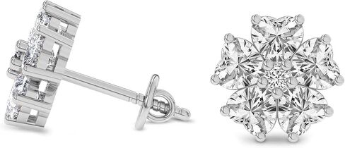 Lab Grown Diamond Fashion Earrings 1 Carat - 6 Carat IGI Certified Fashion Earrings | 14K White, Yellow, Rose Gold Or Platinum FG-VS Quality in Kuwait
