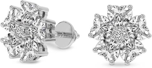 Lab Grown Diamond Fashion Earrings 1 Carat - 6 Carat IGI Certified Fashion Earrings | 14K White, Yellow, Rose Gold Or Platinum FG-VS Quality in Kuwait