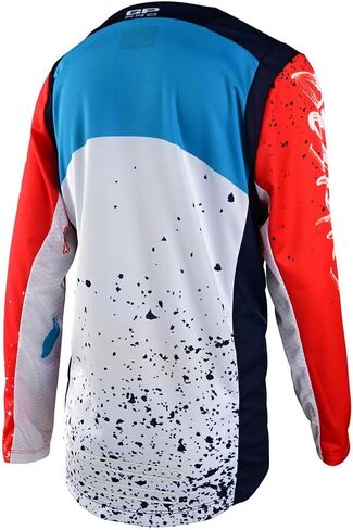 Troy Lee يصمم Youth GP Pro Jersey ، الجزئي البحري/البرتقالي ، المتوسط in Saudi Arabia