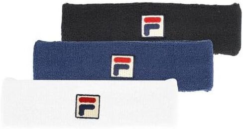 Fila Embroidered Logo Headband-White in Kuwait