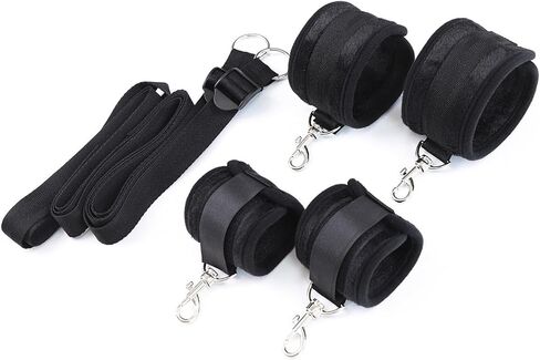 Blue Ankle Wrist Cuffs Padded Straps D-Ring for Legs Exercise Adjustable Fitness in Saudi Arabia