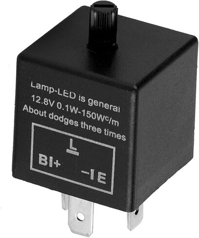 1pc 12v 3 pin LED قابلة للتعديل ترحيل التتابع الدوران مؤشر إشارة نارية إصلاح دراجة نارية لملحقات moto moto 0.1W-150W in Saudi Arabia