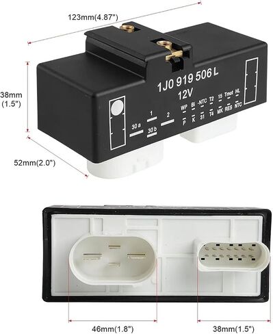 1J0919506L 1J0 919 506L Car Cooling Fan Control Switch Relay Radiator in Saudi Arabia