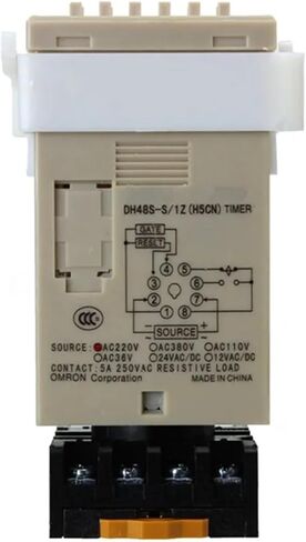 AC 220V 5A أداة ترحيل Double Relay Tool DH48S-S in Saudi Arabia