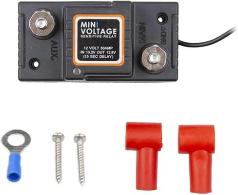 Dual Battery Isolator Waterproof Mini Voltage Sensitive Relay 12V 50A in Saudi Arabia