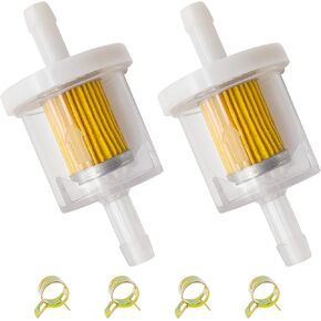 691035 695666 1/4" Inline Fuel Filter Kit Compatible with Briggs & Stratton 493629 84001895 794079 Toro MTD Craftsman Kawasaki 49019-0027 40 Micron in Saudi Arabia