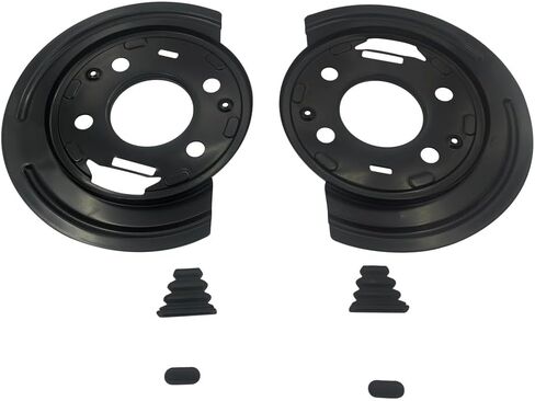 Pair Rear Brake Dust Shield for Cadillac Escalade 2002-2003 for Chevrolet Express 2500 2003-2006 for Gmc Savana 3500 2003-2006 Driver Passenger Side Brake Rotor Backing Plate Replace 924-223 in Saudi Arabia