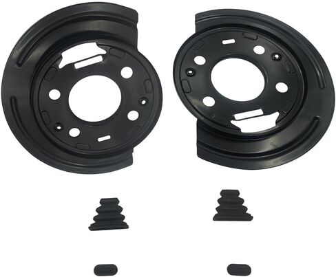 Pair Rear Brake Dust Shield for Cadillac Escalade 2002-2003 for Chevrolet Express 2500 2003-2006 for Gmc Savana 3500 2003-2006 Driver Passenger Side Brake Rotor Backing Plate Replace 924-223 in Saudi Arabia