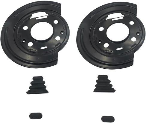 Pair Rear Brake Dust Shield for Cadillac Escalade 2002-2003 for Chevrolet Express 2500 2003-2006 for Gmc Savana 3500 2003-2006 Driver Passenger Side Brake Rotor Backing Plate Replace 924-223 in Saudi Arabia