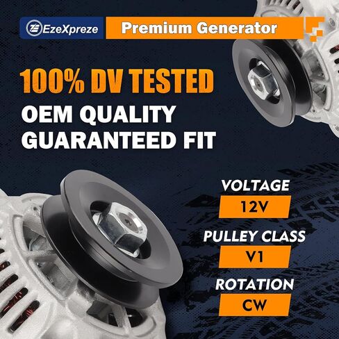 Ezexpreze المولد الملائم لهوندا Odyssey 3.5L V6 2013-2017،130AMP CW ، OE#11775 31100-RV0-A11 400-52718R in Kuwait