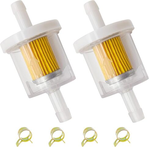 691035 695666 1/4 "مجموعة مرشح الوقود المضمنة متوافقة مع Briggs & Stratton 493629 84001895 794079 Toro Mtd Craftsman Kawasaki 49019-0027 40 Micron in Saudi Arabia