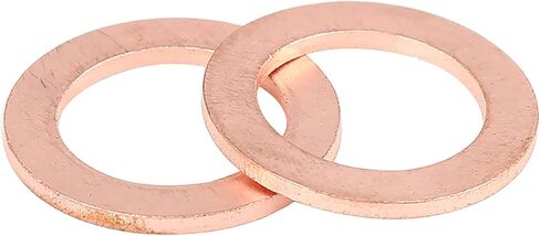 X AUTOHAUX 5pcs Copper Washer Flat Sealing Gasket Ring Spacer for Car 18 x 25 x 1.5mm in Saudi Arabia