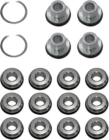 SuperATV Heavy Duty UHMW A Arm/Control Arm Bushing Kit for Polaris RZR XP 1000/4 1000 (2014-2023) - Self Lubricating to Increase Bushing Life and Has Low Wear Characteristics in Saudi Arabia