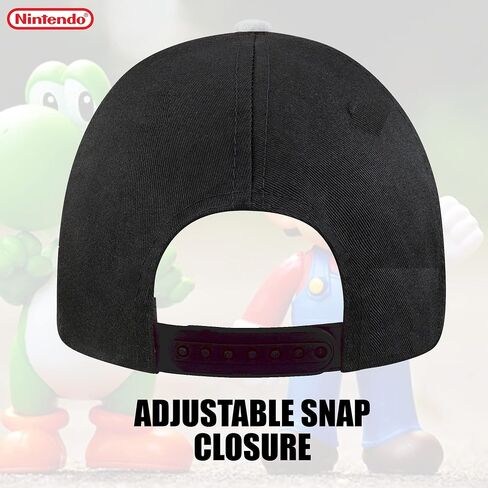 Nintendo Super Mario Boys Baseball Cap - الأعمار من 4 إلى 12 عامًا - العديد من الأساليب والألوان - القطن القابل للتعديل - 100 ٪ (قفز ماريو) in Saudi Arabia