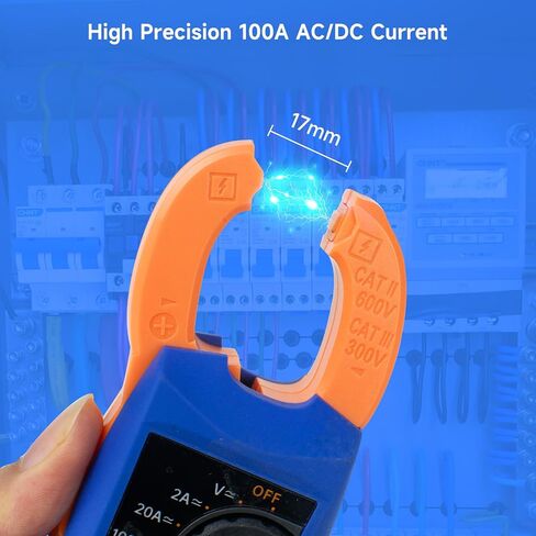 OWON CM2100B Bluetooth Digital Clamp Meter Auto Range 20000 Counts AC/DC Resistance Capacitance Tester Multiple Measurement Functions NCV VFC Diode Overload Protection True RMS Multimeter in Saudi Arabia
