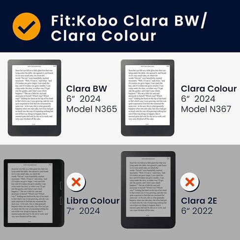 غطاء kwmobile متوافق مع Kobo Clara BW/غطاء ملون - جراب من الجلد الصناعي/الجلد السويدي مع حامل - أحمر/رمادي داكن in Saudi Arabia