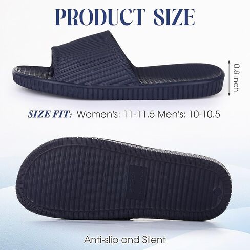 6 Pack Non Slip Shower Slides Lightweight Bath Slippers for Women & Men Pool Sandals for Home Hotel Gym Spa Pool in Saudi Arabia