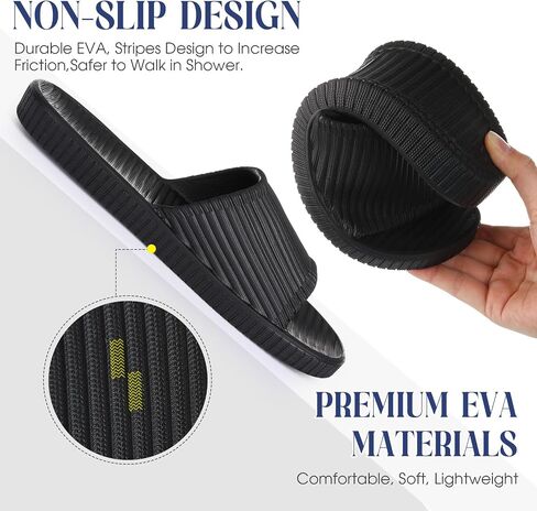 6 Pack Non Slip Shower Slides Lightweight Bath Slippers for Women & Men Pool Sandals for Home Hotel Gym Spa Pool in Saudi Arabia