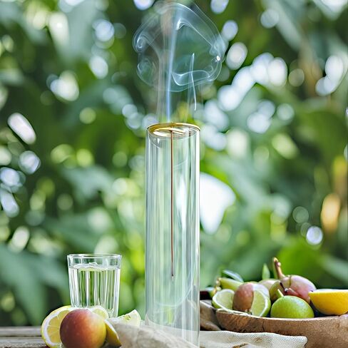 Incense Holder,Incense Holder for Sticks with Removable Glass Ash Catcher, for Meditation and Yoga Room (Golden Leaf) in Saudi Arabia
