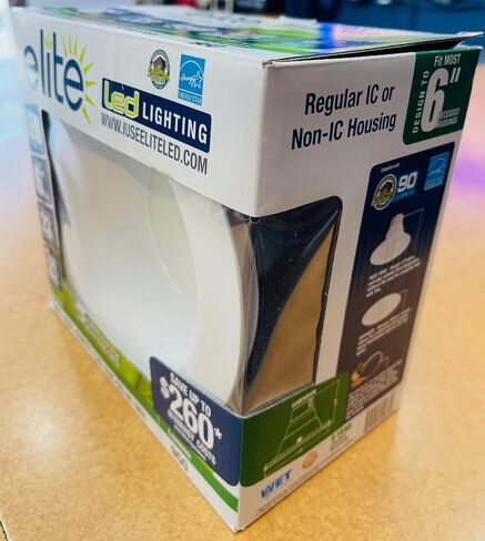 Elite RL631 6" LED Baffle Retrofit Kit, 950 Lumens (White, 4000K) in Kuwait