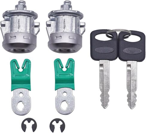 Door Lock Cylinder & Key Set 7C3Z-1521990-A Compatible with Ford F150 1997-2011; F250 1997-99;F-350 Super Duty 1999-2016;Lincoln Navigator 1998-2014 in Saudi Arabia
