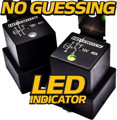 HD Switch 12V Electric Waterproof Relay w/LED Indicator fits John Deere Ztrak EZtrak Z225 Z245 Z425 Z445 Z465 Zero Turn ZTR Mowers in Saudi Arabia