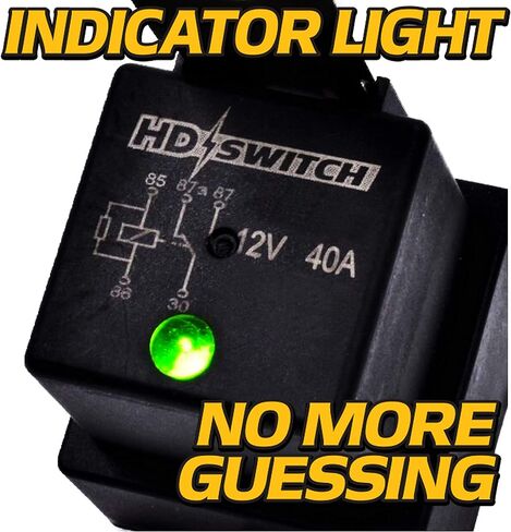 HD Switch 12V Electric Waterproof Relay w/LED Indicator fits John Deere Ztrak EZtrak Z225 Z245 Z425 Z445 Z465 Zero Turn ZTR Mowers in Saudi Arabia