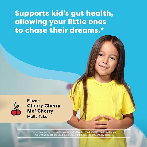 Renzo's Roll Call Immunity, Daily Postbiotic – Dissolvable Kids Immune Support Supplement - Sugar-Free Kids Vitamins, 30 Orange-Flavored Melty Tabs in Saudi Arabia