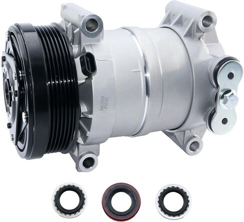ضاغط AC مع Chevy Blazer Silverado 1995-1999 ، Escalade 1999-2000 ، Suburban 1996-1999 ، Tahoe Yukon 1996-2000 ، for Chevrolet/GMC C1500 C2500 C3500 K1500 K2500 K3500 ، ISUZU Hombre ، CO 20151C in Kuwait
