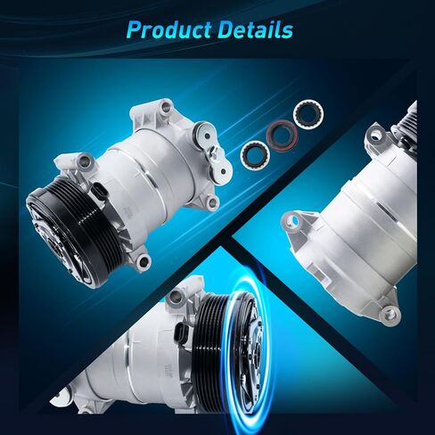 ضاغط AC مع Chevy Blazer Silverado 1995-1999 ، Escalade 1999-2000 ، Suburban 1996-1999 ، Tahoe Yukon 1996-2000 ، for Chevrolet/GMC C1500 C2500 C3500 K1500 K2500 K3500 ، ISUZU Hombre ، CO 20151C in Kuwait