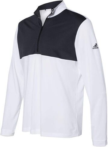 Adidas Lightweight Quarter-Zip Pullover 4XL White/ Carbon in Saudi Arabia