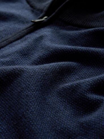 John Varvatos Men's Grand Birdseye Half Zip in Saudi Arabia