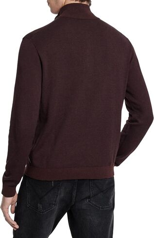 John Varvatos Men's Grand Birdseye Half Zip in Saudi Arabia