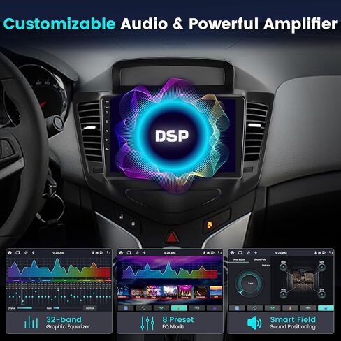 [Fuluku] 2+64GB 9" Android 15 Car Radio for Chevrolet Chevy Cruze 2009-2015 in Kuwait