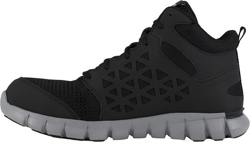 حذاء العمل Reebok Work الرجالي Sublite Cushion مصنوع من خليط معدني لأصابع القدم Esd أسود - 9 عرض in Saudi Arabia